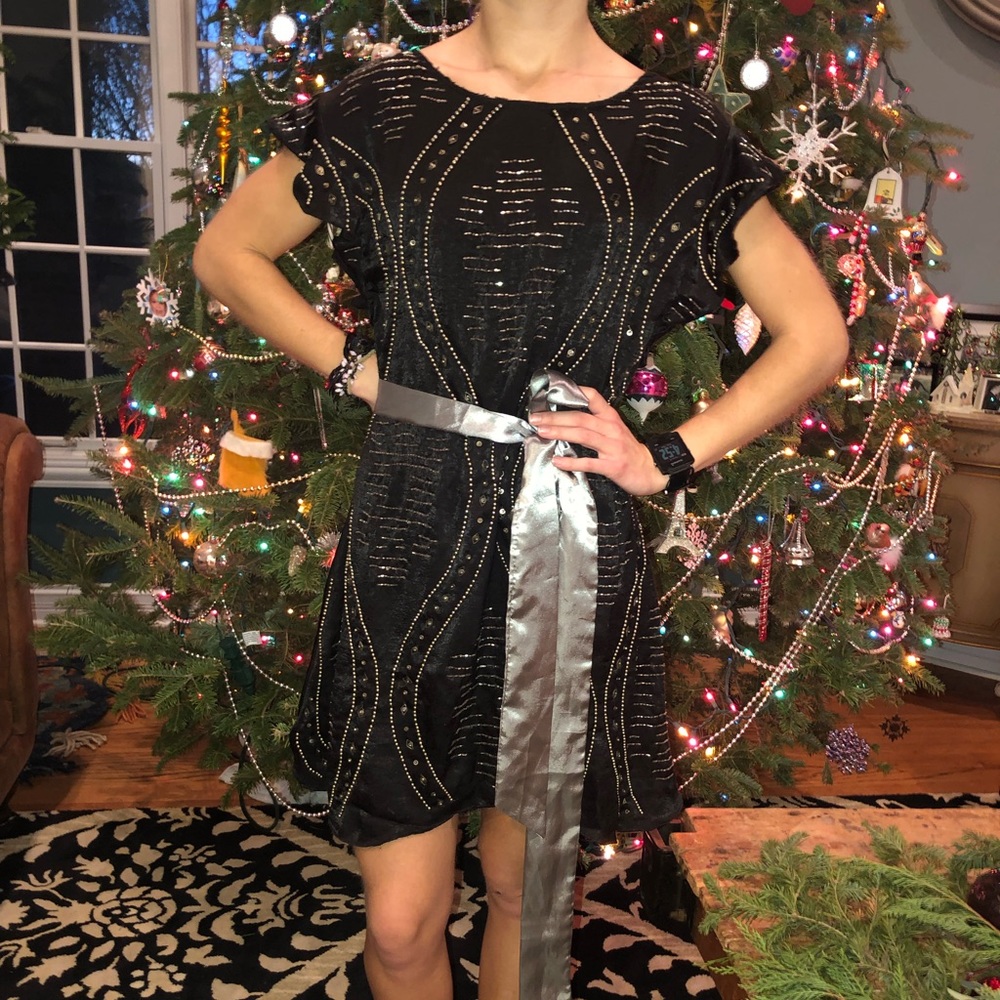 Free People beaded cocktail dress XS